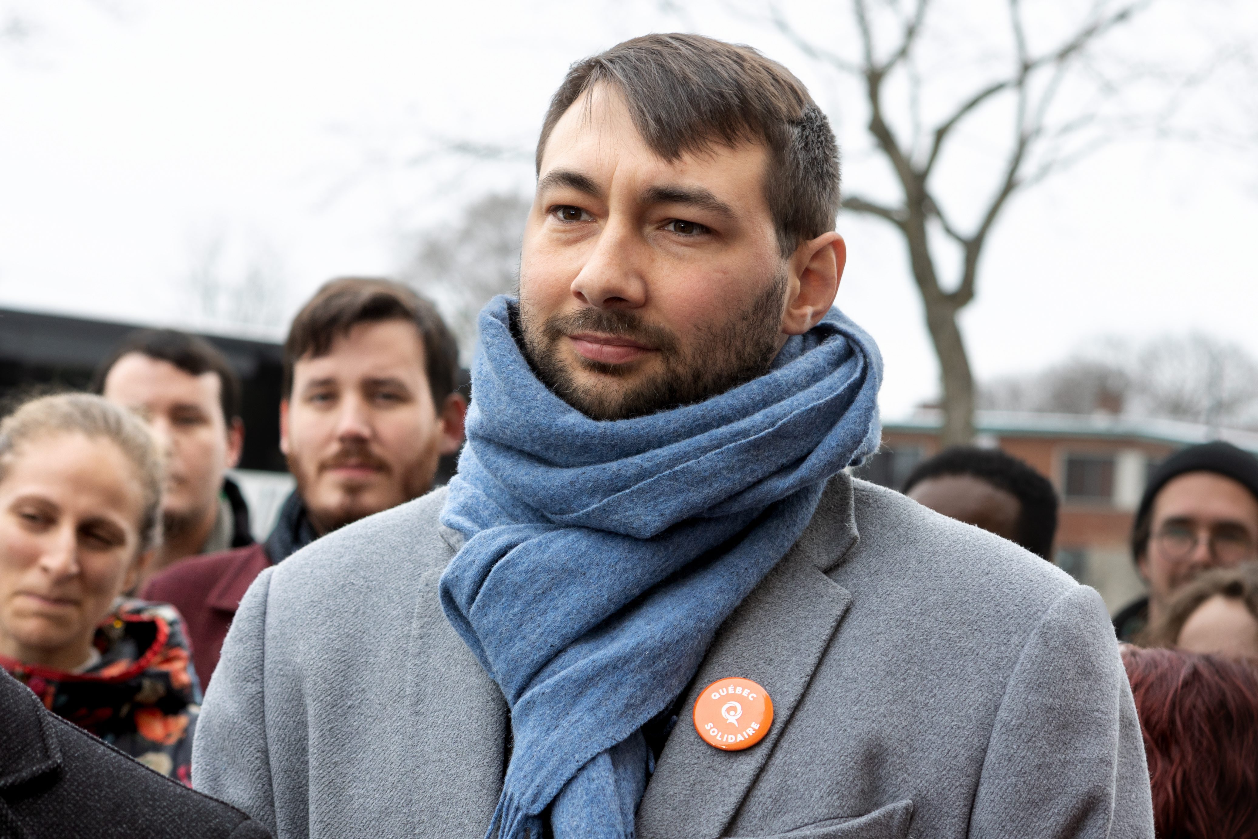 Solidaire-Congres Pol-Sambec Guillaume Cliche-Rivard, solidarity deputy of Saint-Henri-Sainte-Anne.